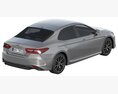 Toyota Camry LE Hybrid 2023 3D模型 顶视图