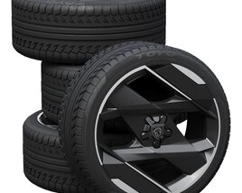 Peugeot Tires 2 3Dモデル