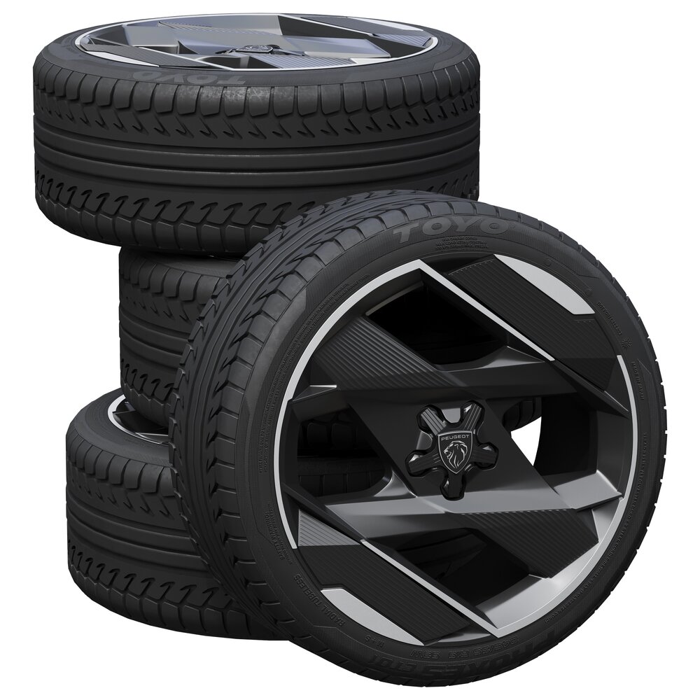 Peugeot Tires 2 3D model