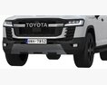 Toyota Land Cruiser GR-Sport 2022 3D模型 clay render