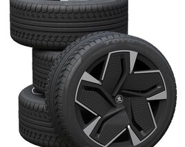 Skoda Tires 2 3D 모델 