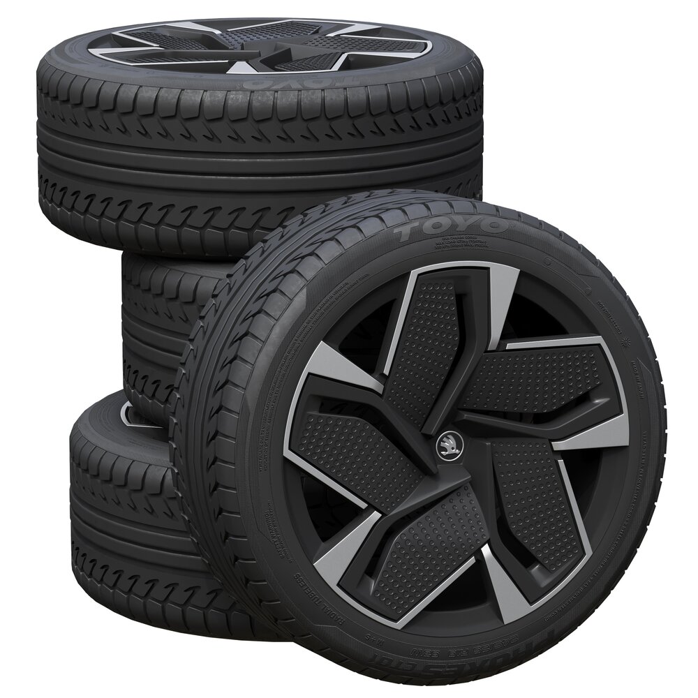 Skoda Tires 2 Modello 3D