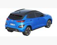 Hyundai KONA electric 2022 3d model top view