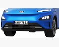 Hyundai KONA electric 2022 3d model clay render