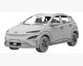 Hyundai KONA electric 2022 3Dモデル seats