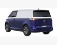 Volkswagen ID Buzz Cargo 2023 3D-Modell wire render
