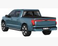 Ford F-150 Lightning 2022 3Dモデル wire render