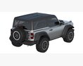 Ford Bronco Raptor 2-door 2022 3D模型 顶视图
