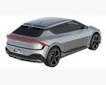 Kia EV6 GT 2022 3D-Modell Draufsicht