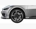 Kia EV6 GT 2022 3D-Modell Vorderansicht