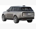 Land Rover Range Rover 2022 3D模型 wire render