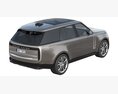 Land Rover Range Rover 2022 Modèle 3d vue du dessus