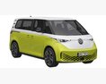 Volkswagen ID Buzz 2023 3D模型 后视图
