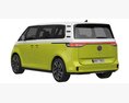 Volkswagen ID Buzz 2023 3D-Modell wire render