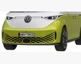 Volkswagen ID Buzz 2023 3d model clay render