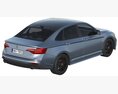 Volkswagen Jetta GLI 2022 3D-Modell Draufsicht
