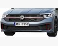 Volkswagen Jetta GLI 2022 Modello 3D clay render