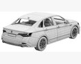 Volkswagen Jetta GLI 2022 3D модель