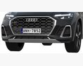 Audi SQ5 2021 3D-Modell clay render