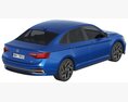 Volkswagen Jetta 2022 3D模型 顶视图