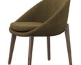 Minotti Lido Dining chair 3D модель