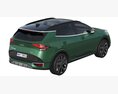 Kia Sportage GT-Line 2022 3D模型 顶视图
