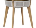 Ikea STARKVIND Table with air purifier 3D模型