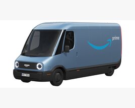Amazon Electric Delivery Van Modelo 3d
