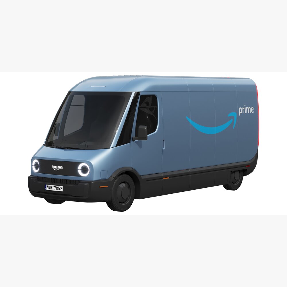 Amazon Electric Delivery Van 3D model