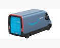 Amazon Electric Delivery Van 3D 모델  top view