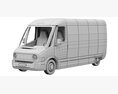 Amazon Electric Delivery Van Modello 3D
