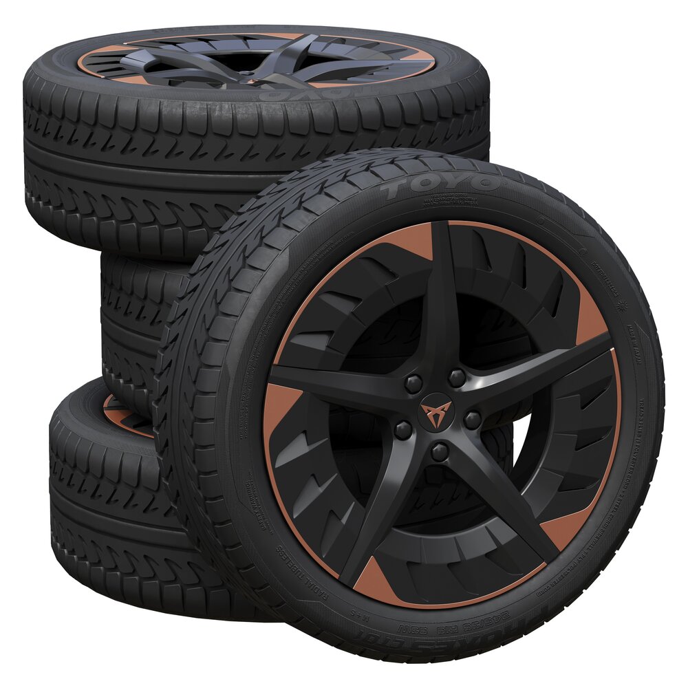 Cupra Tires 3D 모델 