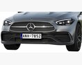 Mercedes-Benz C-Class Estate 2022 3D модель clay render
