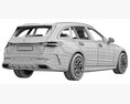 Mercedes-Benz C-Class Estate 2022 3D模型
