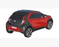 Toyota Aygo X 3d model top view