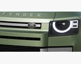 Land Rover Defender 130 2023 Modelo 3d vista lateral