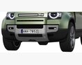 Land Rover Defender 130 2023 3D-Modell clay render