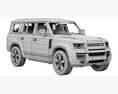 Land Rover Defender 130 2023 3D модель