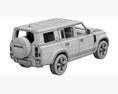 Land Rover Defender 130 2023 3D модель