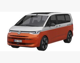 Volkswagen Multivan 2022 3D-Modell
