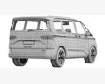 Volkswagen Multivan 2022 3D 모델 