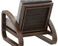 Restoration Hardware Pascal Leather Chair Modello 3D