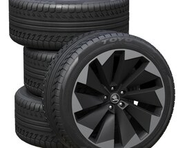 Skoda Tires 3D 모델 