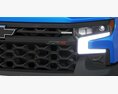 Chevrolet Silverado ZR2 2022 Modelo 3D vista lateral