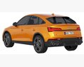 Audi SQ5 Sportback 3D模型 wire render