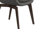 Minotti Belt Dining Chair 3d model