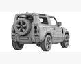 Land Rover Defender 90 V8 2022 3Dモデル seats