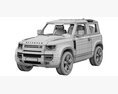 Land Rover Defender 90 V8 2022 3Dモデル