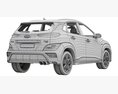 Hyundai KONA N-line 2024 3D модель seats