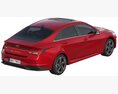 Hyundai Elantra 2021 3D模型 顶视图